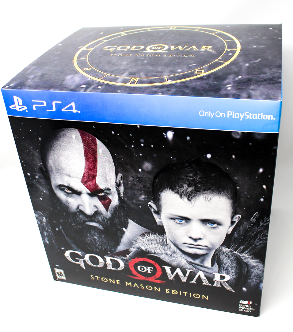 UNBOXING - GOD OF WAR STONE MASON EDITION - Edição de Colecionador! 