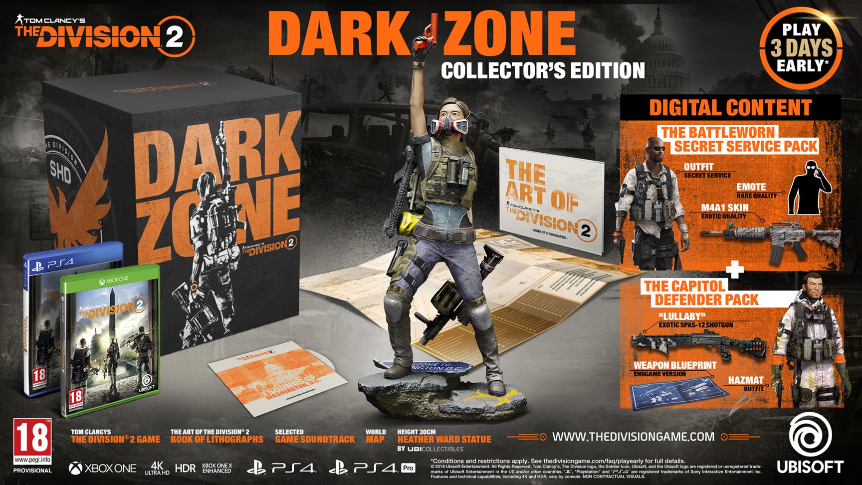 Ubisoft Announces The Division 2 Collector's Editions 